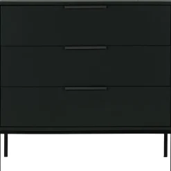 Clearance WOOOD Adam ladekast grenen Zwart