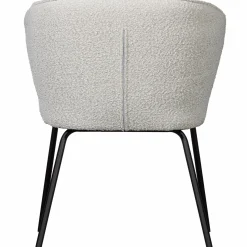 New WOOOD Admit eetkamerstoel bouclé Naturel