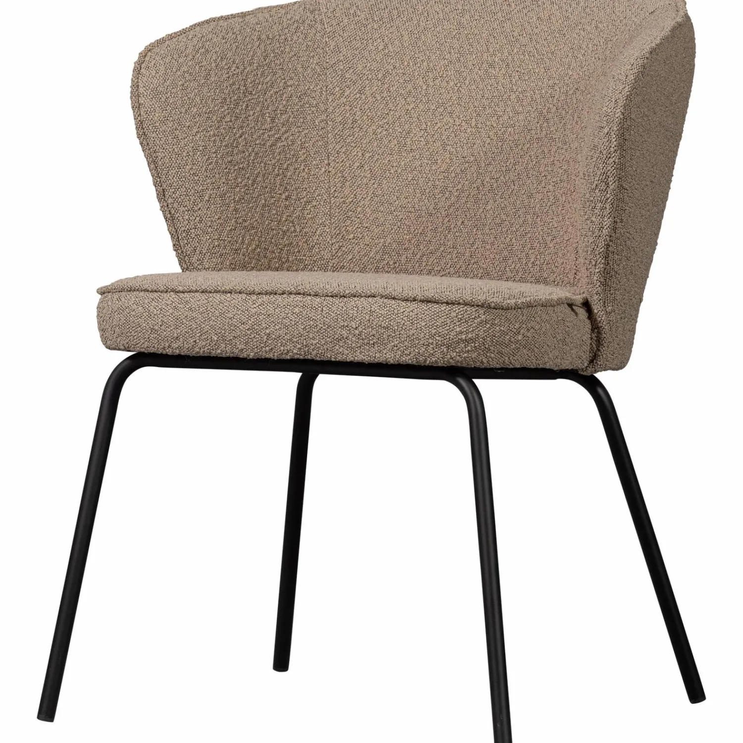 Discount WOOOD Admit eetkamerstoel bouclé Beige