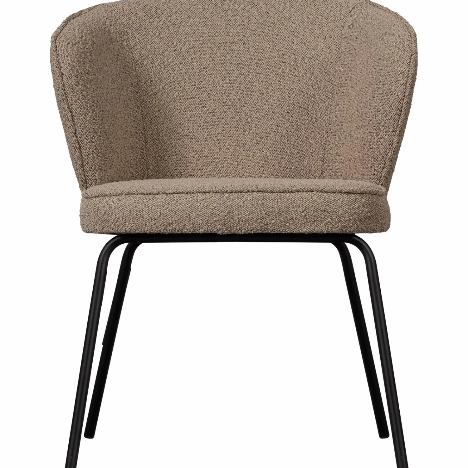 Discount WOOOD Admit eetkamerstoel bouclé Beige
