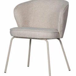 Clearance WOOOD Admit eetkamerstoel wollig geweven Kiezel