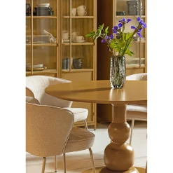 Clearance WOOOD Admit eetkamerstoel wollig geweven Kiezel