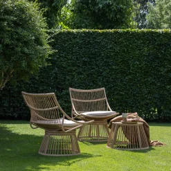 Clearance WOOOD Alatna tuinstoel wicker naturel