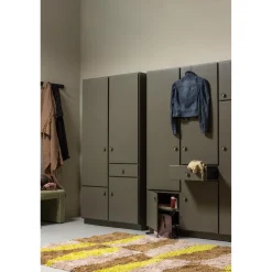 WOOOD Alfie kledingkast smal 107 cm grenen forest