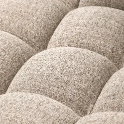 New WOOOD Allure chaise longue links geweven stof Naturel melange