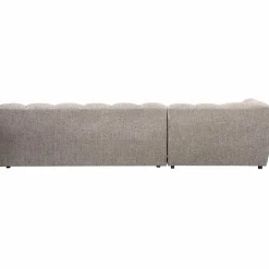 WOOOD Allure chaise longue links geweven stof Klei melange