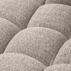 WOOOD Allure chaise longue links geweven stof Klei melange