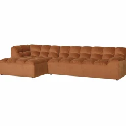 Hot WOOOD Allure chaise longue links velvet Terra