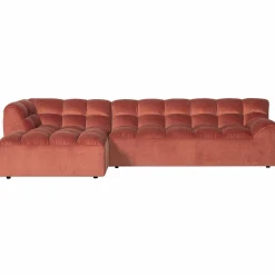 New WOOOD Allure chaise longue links velvet Blush
