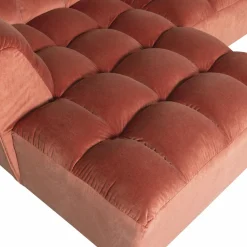 New WOOOD Allure chaise longue links velvet Blush