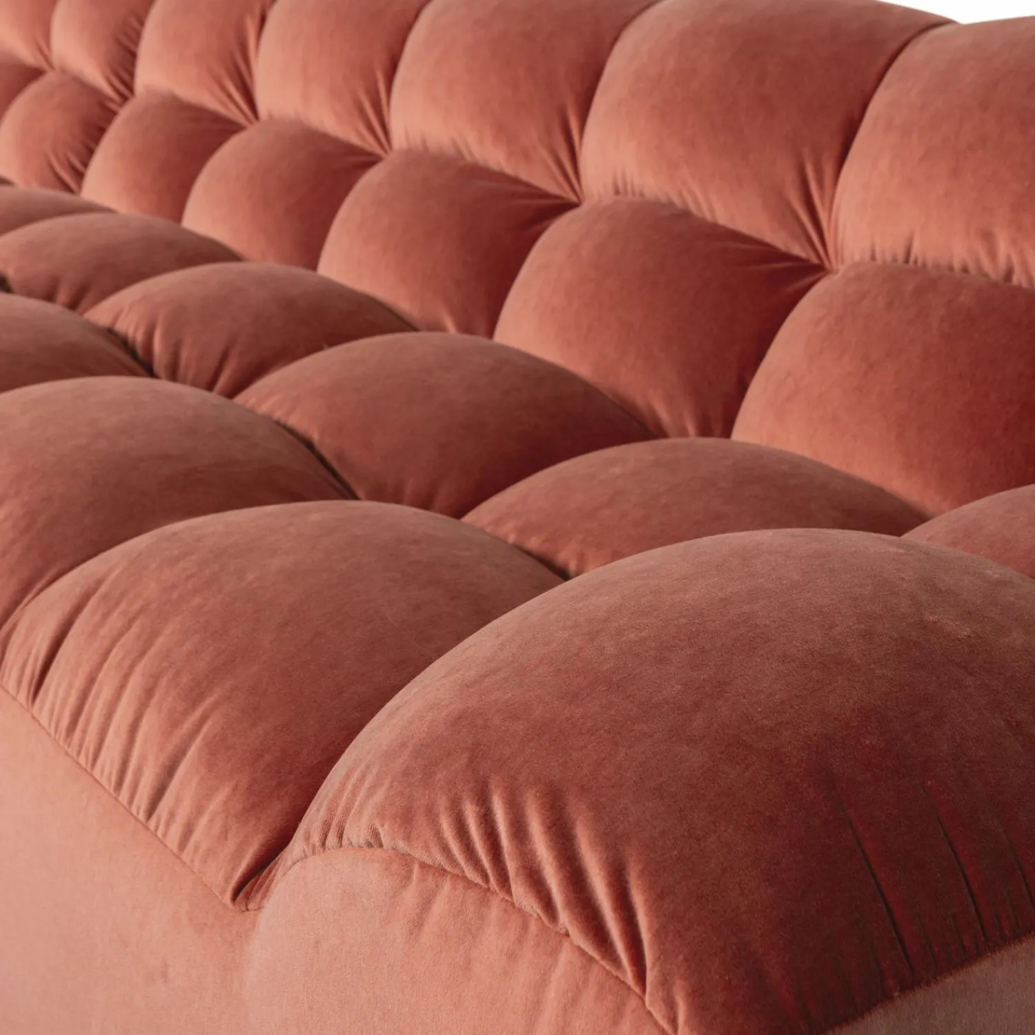 New WOOOD Allure chaise longue links velvet Blush
