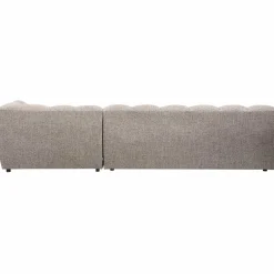 Clearance WOOOD Allure chaise longue rechts geweven stof Klei melange