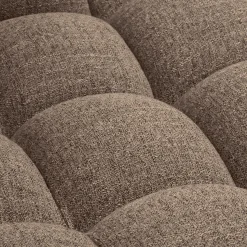 Outlet WOOOD Allure chaise longue rechts geweven stof Donkerbruin melange