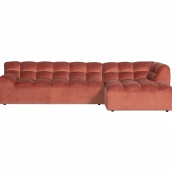 Outlet WOOOD Allure chaise longue rechts velvet Blush