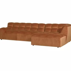 Online WOOOD Allure chaise longue rechts velvet Terra