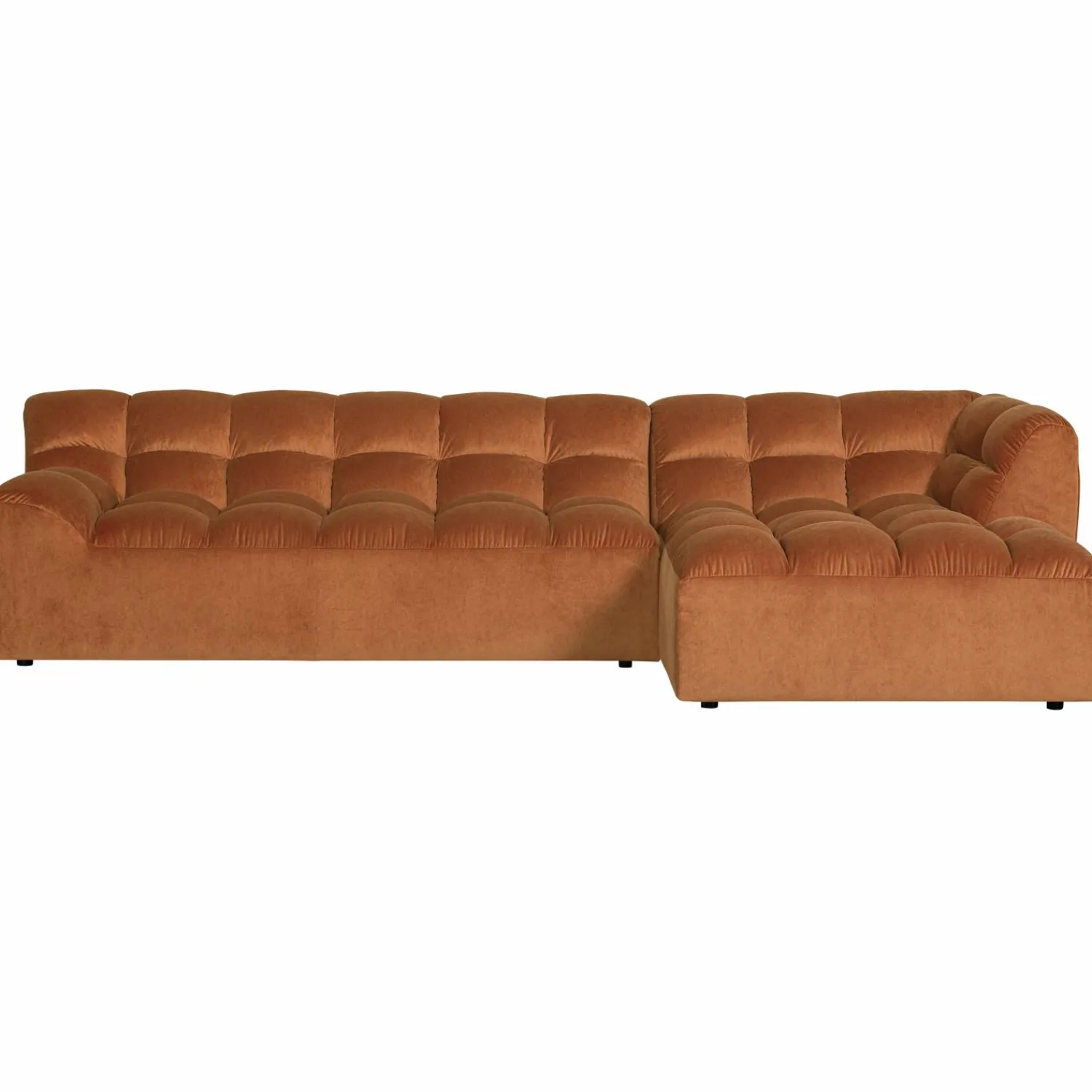 Online WOOOD Allure chaise longue rechts velvet Terra