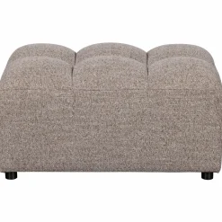 Clearance WOOOD Allure hocker geweven stof melange Bruin