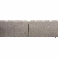 Clearance WOOOD Allure 3-zits bank geweven stof Klei melange