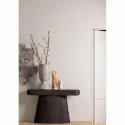 Clearance WOOOD Amco sidetable mangohout zwart