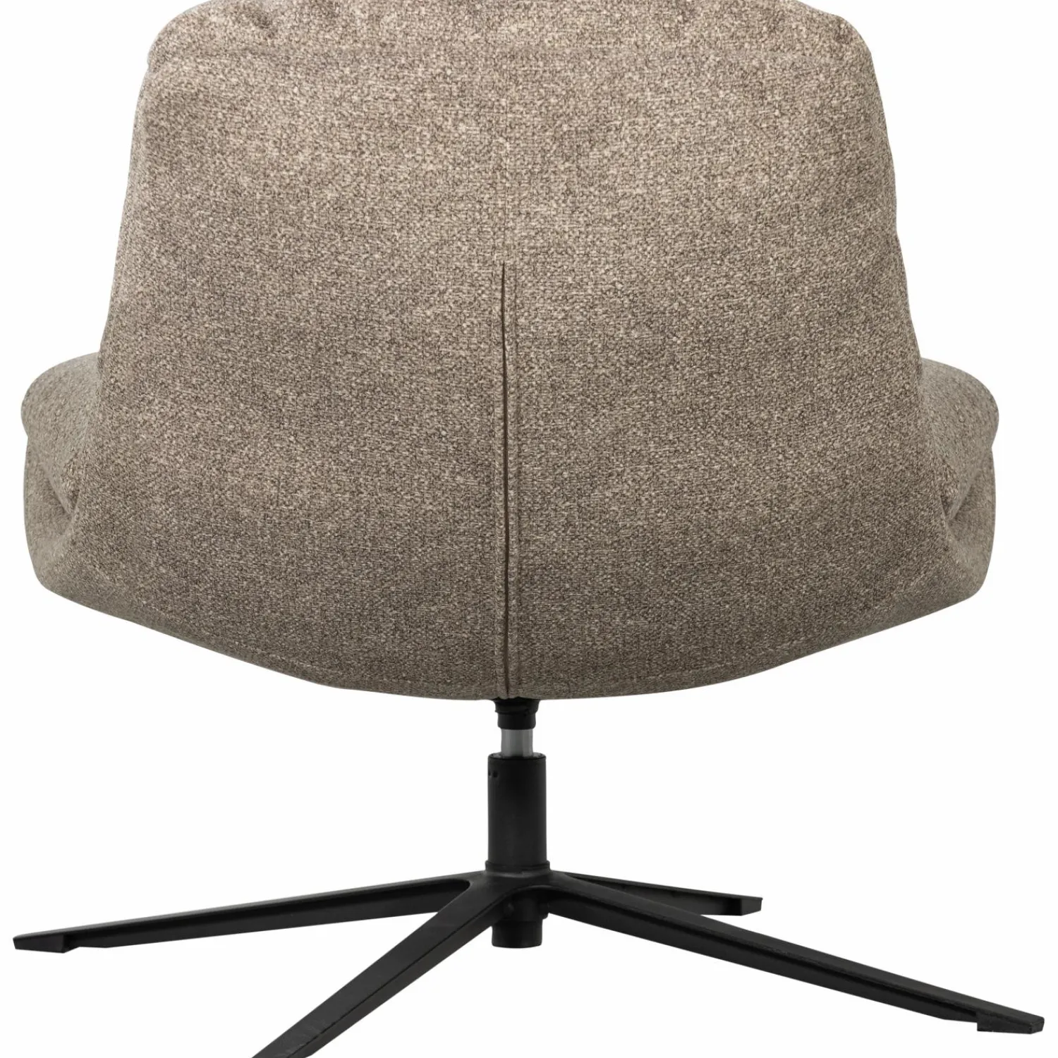 Sale WOOOD Arve draaifauteuil bedrukte stof natural melange