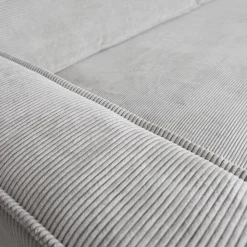 Clearance WOOOD Arwin hoekbank ribstof rechts vergrijsd groen Verweerd groen