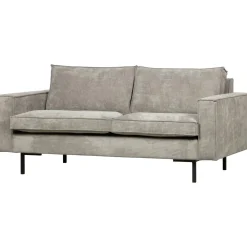 Outlet WOOOD Arwin 2,5-zits bank vergrijsd groen Verweerd groen