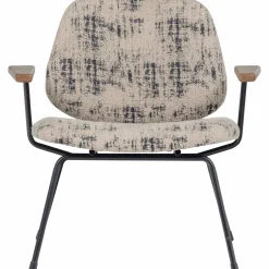 Online WOOOD Aure fauteuil chenille beige/zwart