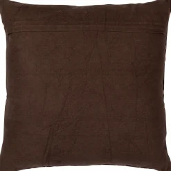 Sale WOOOD Aziz kussens velvet bruin/naturel - set van 3