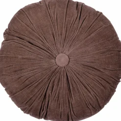 Sale WOOOD Aziz kussens velvet bruin/naturel - set van 3