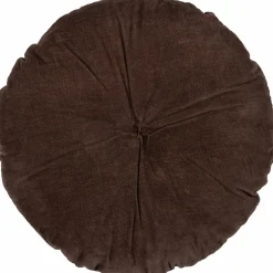 Sale WOOOD Aziz kussens velvet bruin/naturel - set van 3