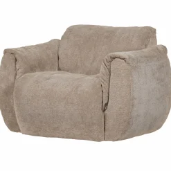 Online WOOOD Baggy draaifauteuil 3D chenille Zand
