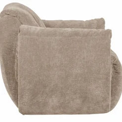 Online WOOOD Baggy draaifauteuil 3D chenille Zand