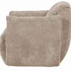 Online WOOOD Baggy draaifauteuil 3D chenille Zand