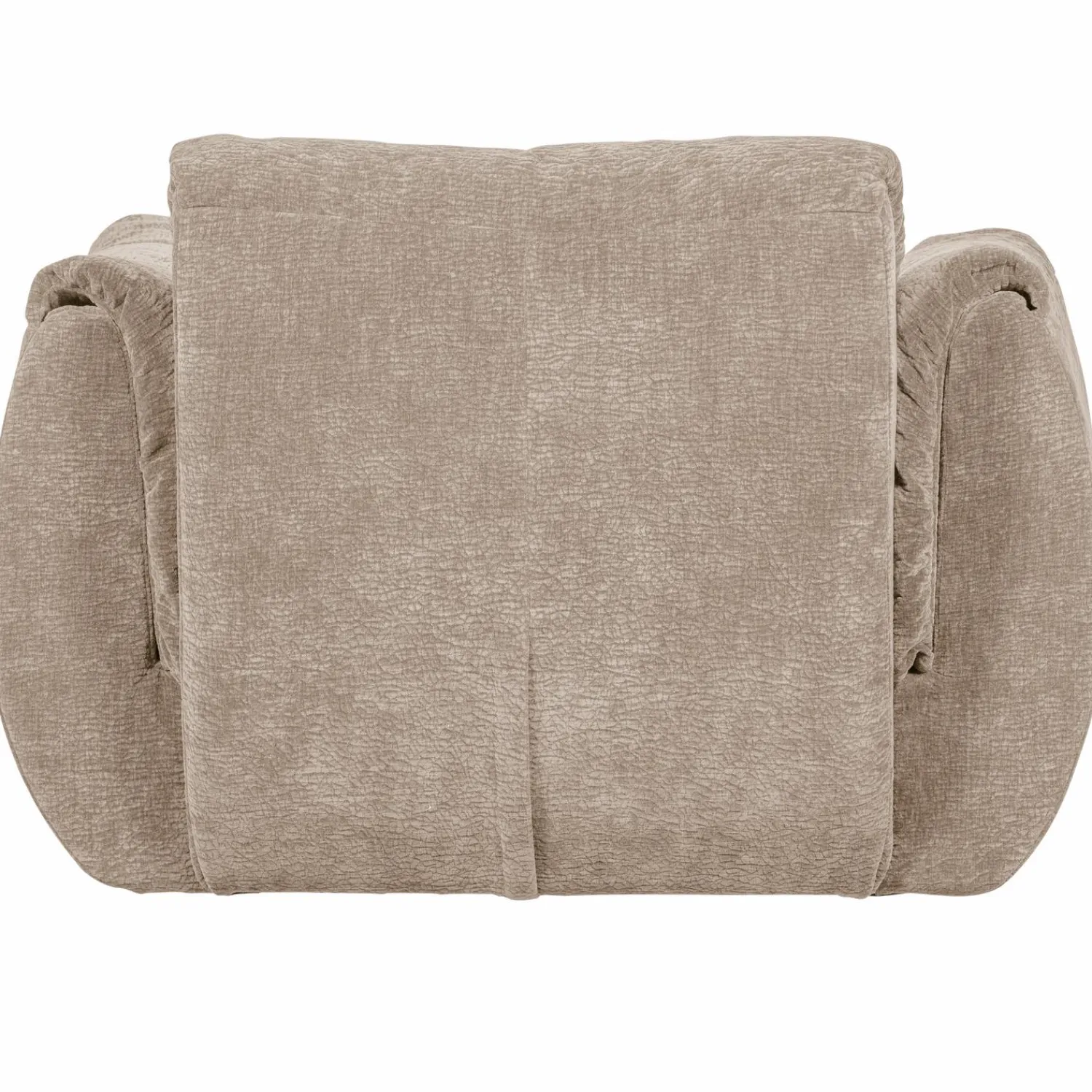 Online WOOOD Baggy draaifauteuil 3D chenille Zand