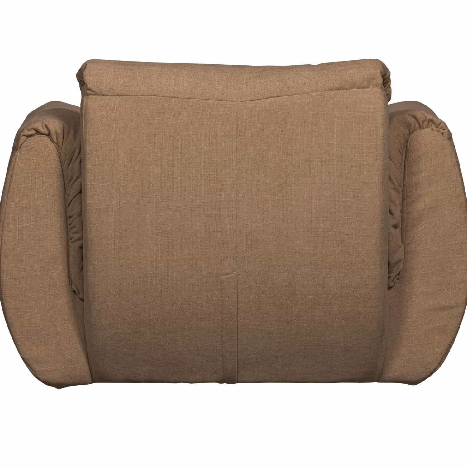 Hot WOOOD Baggy draaifauteuil geweven chenille Bruin