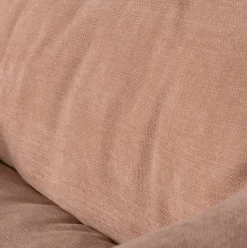 Hot WOOOD Baggy draaifauteuil geweven chenille oud roze Oudroze