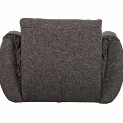 Sale WOOOD Baggy draaifauteuil geweven stof Warmgrijs melange