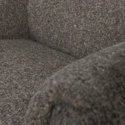 Sale WOOOD Baggy draaifauteuil geweven stof Warmgrijs melange