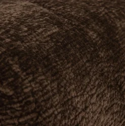 Discount WOOOD Baggy hocker 3D chenille Donkerbruin