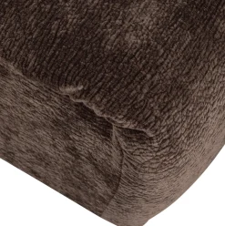 Discount WOOOD Baggy hocker 3D chenille Donkerbruin