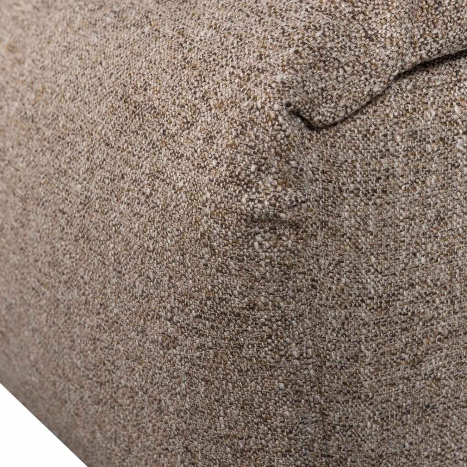 New WOOOD Baggy hocker geweven stof Bruin melange