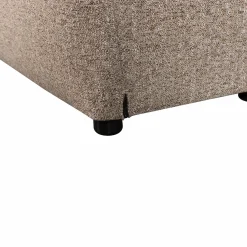 New WOOOD Baggy hocker geweven stof Bruin melange