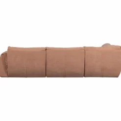 New WOOOD Baggy hoekbank links geweven chenille oud roze Oudroze