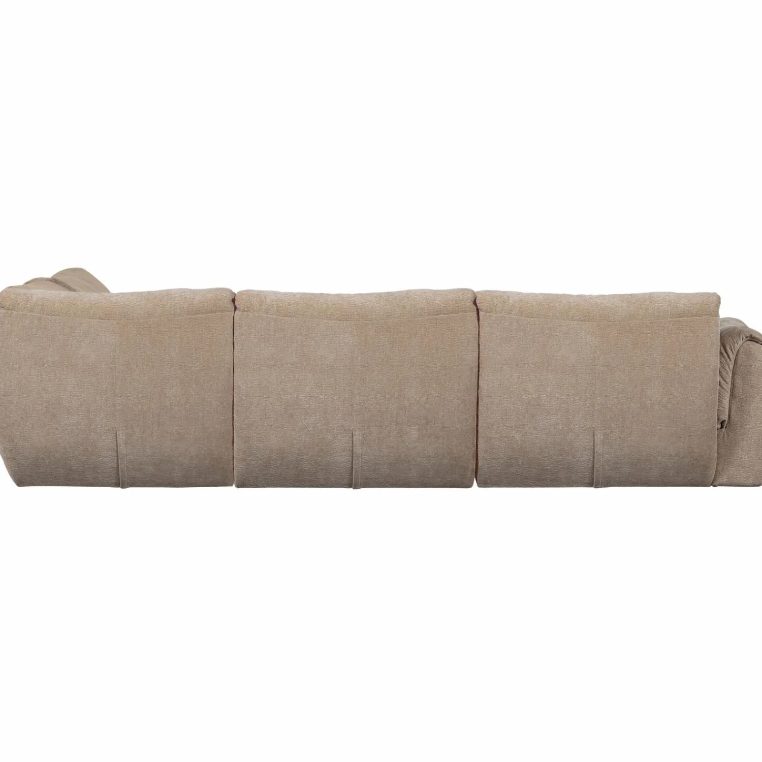 Outlet WOOOD Baggy hoekbank rechts 3D chenille Zand