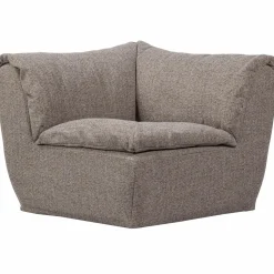 New WOOOD Baggy hoekelement Bruin melange