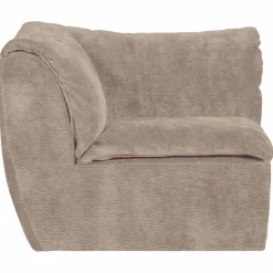 Online WOOOD Baggy hoekelement 3D chenille Zand