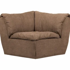 Discount WOOOD Baggy hoekelement geweven chenille Bruin