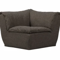 WOOOD Baggy hoekelement warmgrijs melange Warm grijs melange