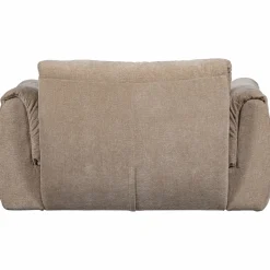 Best WOOOD Baggy loveseat 3D chenille Zand