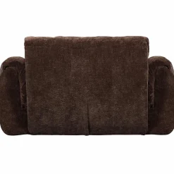 Clearance WOOOD Baggy loveseat 3D chenille Donkerbruin
